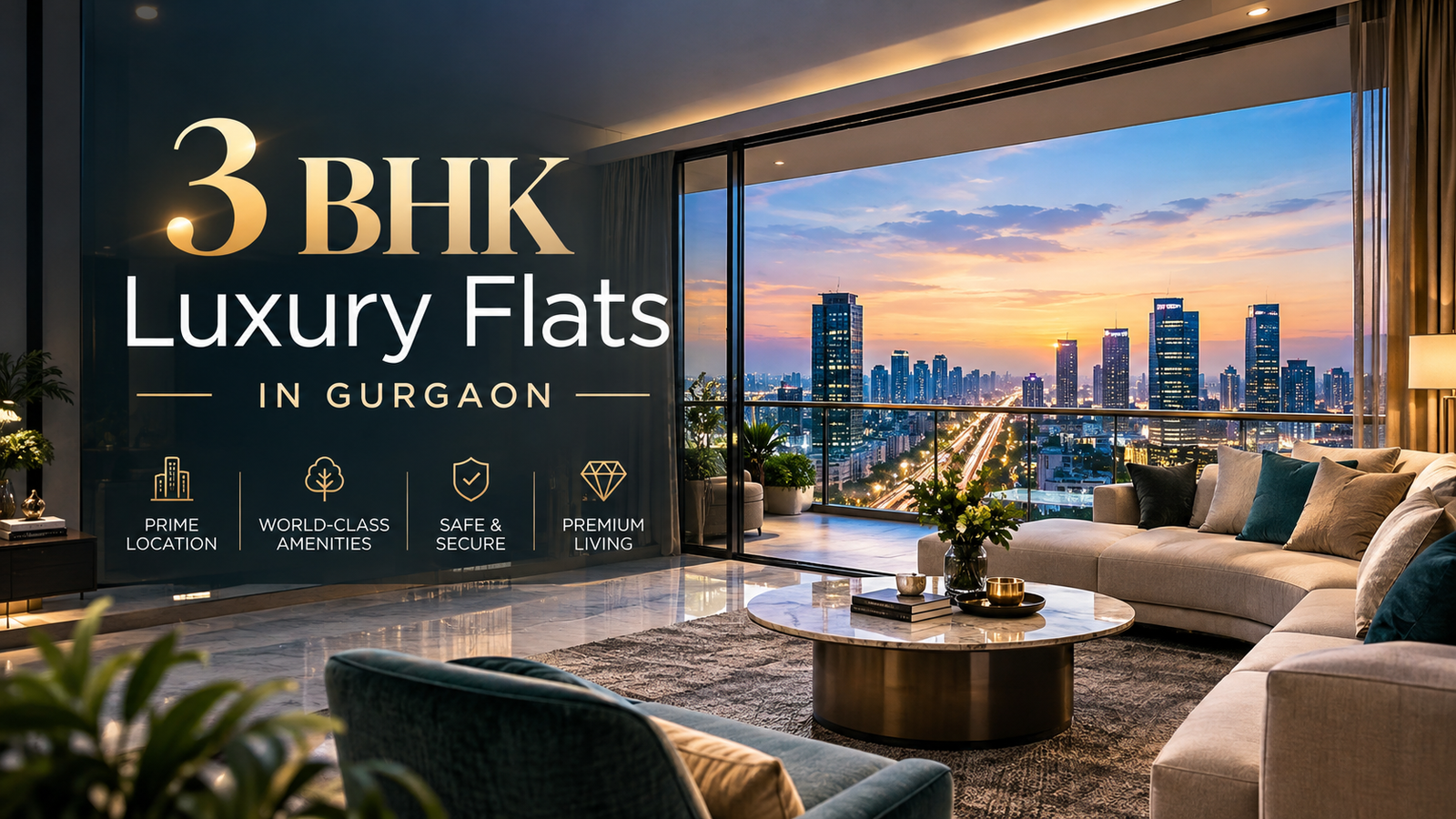 3 BHK Luxury Flats in Gurgaon