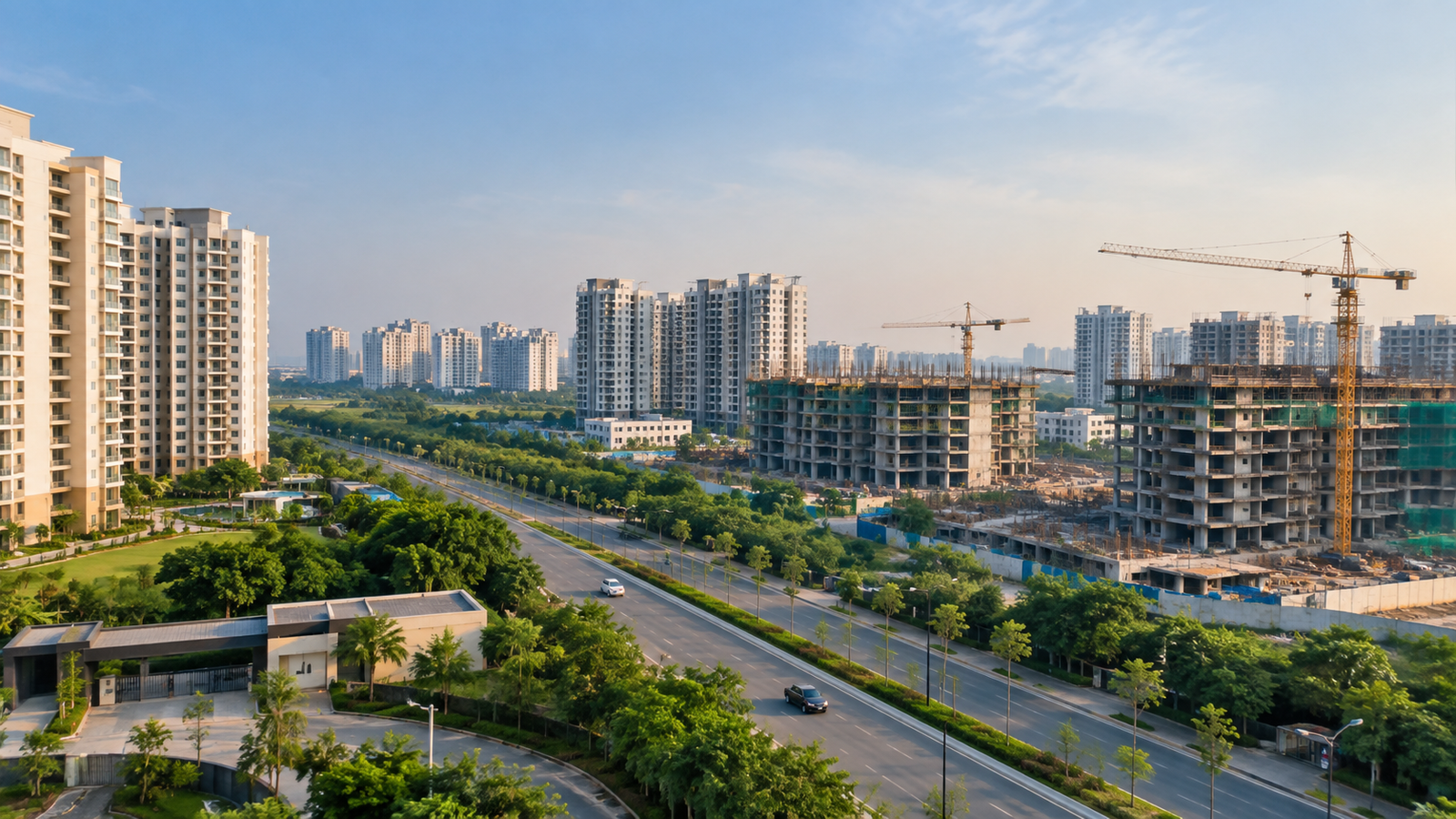 Greater Noida's 25% Sales Surge and the New Railway Overbridge — What Investors Should Actually Read Into It