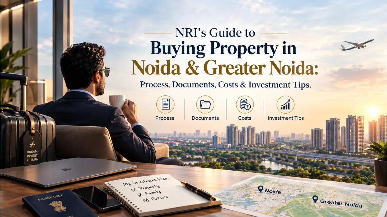 NRI’s Guide to Buying Property in Noida & Greater Noida: Process, Documents, Costs & Investment Tips